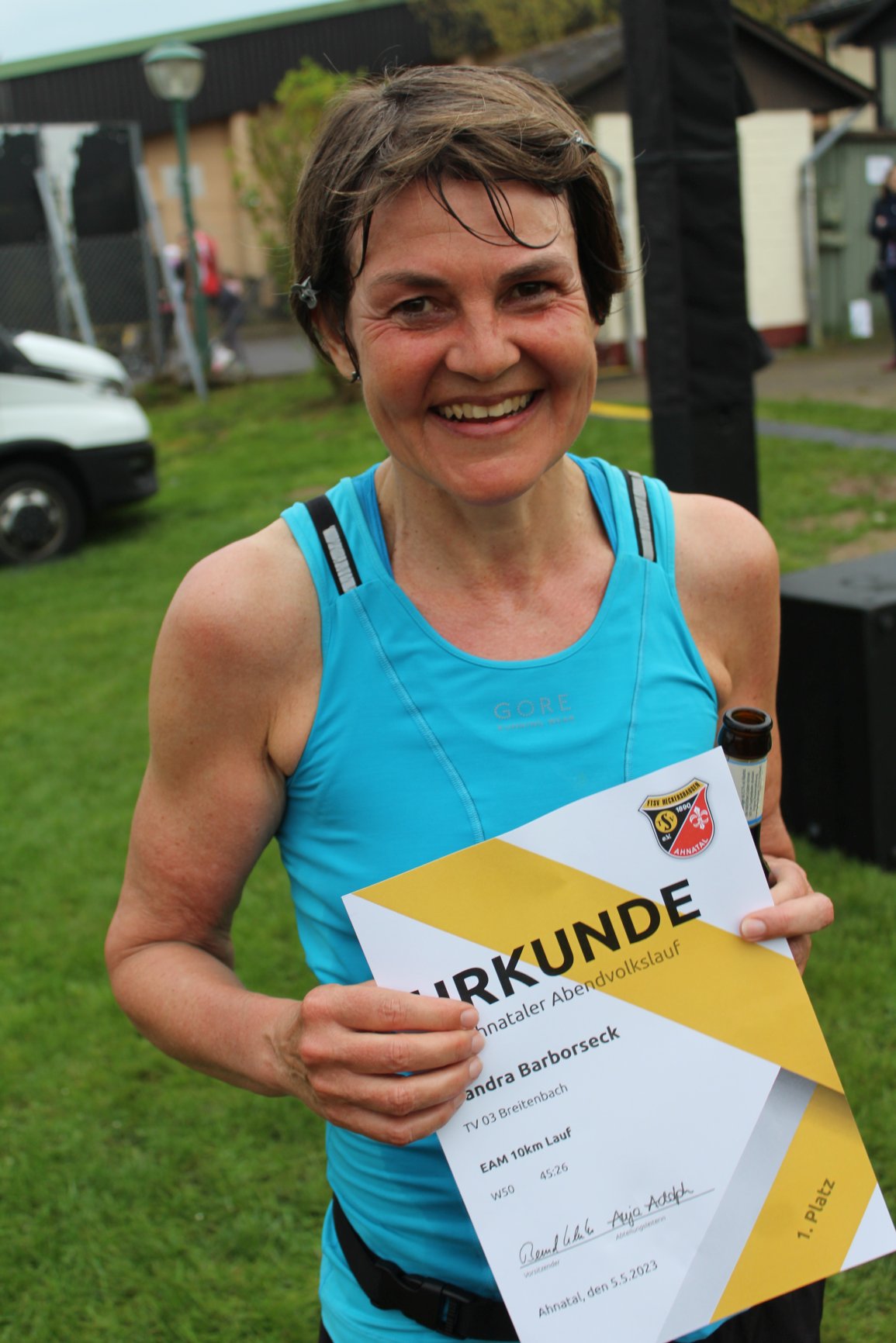 Sandra Barborseck (Siegerin 10 km)